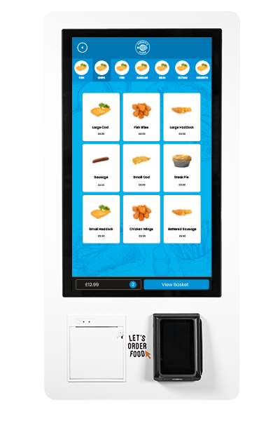 Wall Mounted Kiosk Ordering System from Integer Lets Order Food